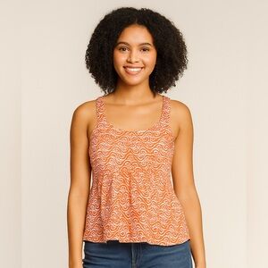 Banana Republic | NWT | Silk Orange Cross Back